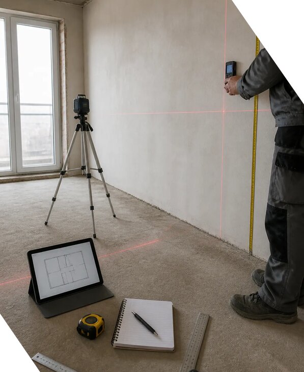 Профессиональные обмерные работы помещений в Выборге